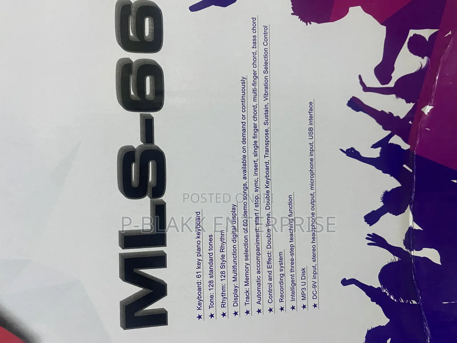 61 Keys Piano Keyboard for Teachings