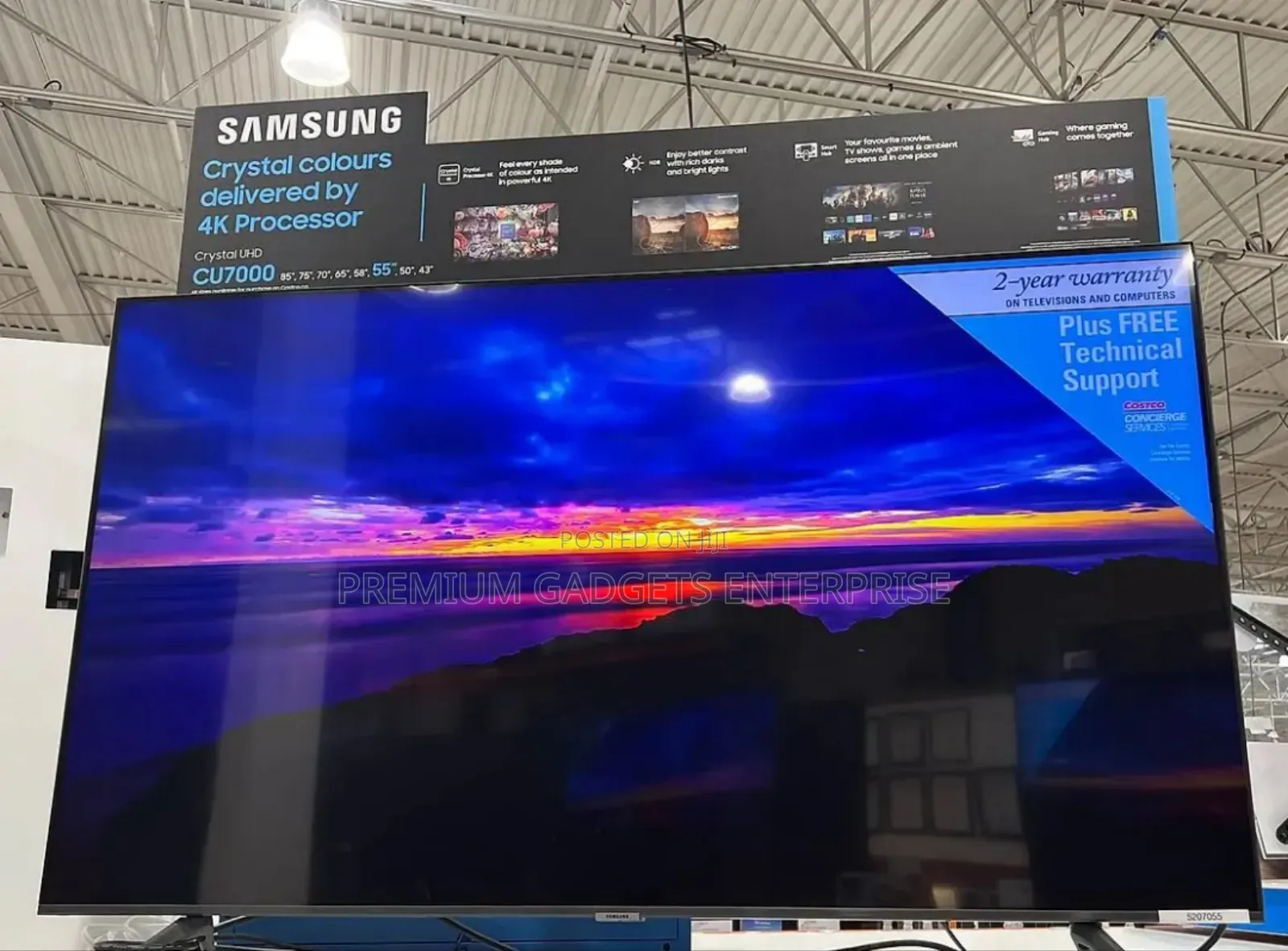55 Inch Class Cu7000 Crystal Immerse Uhd Samsung Tv