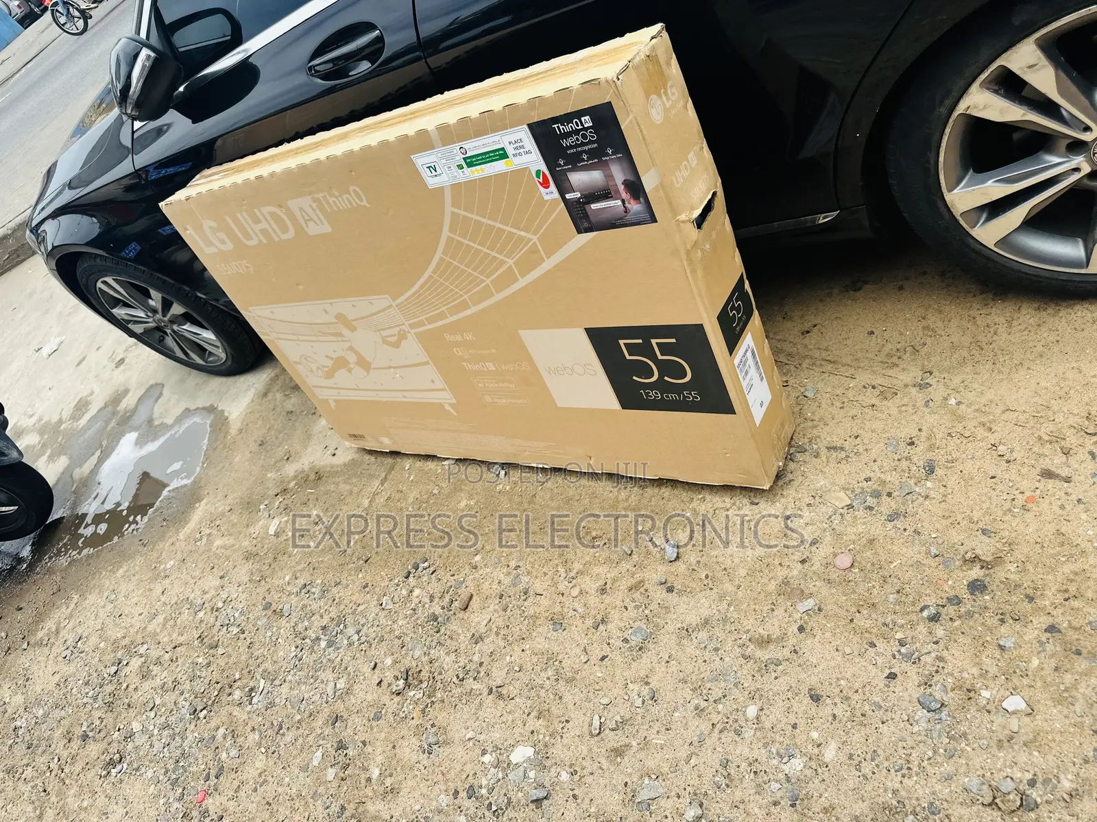 55UR73 UHD Smart Lg Television Slim Sleek White