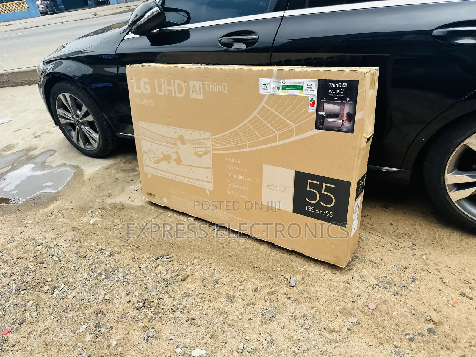 55UR73 UHD Smart Lg Television Slim Sleek White