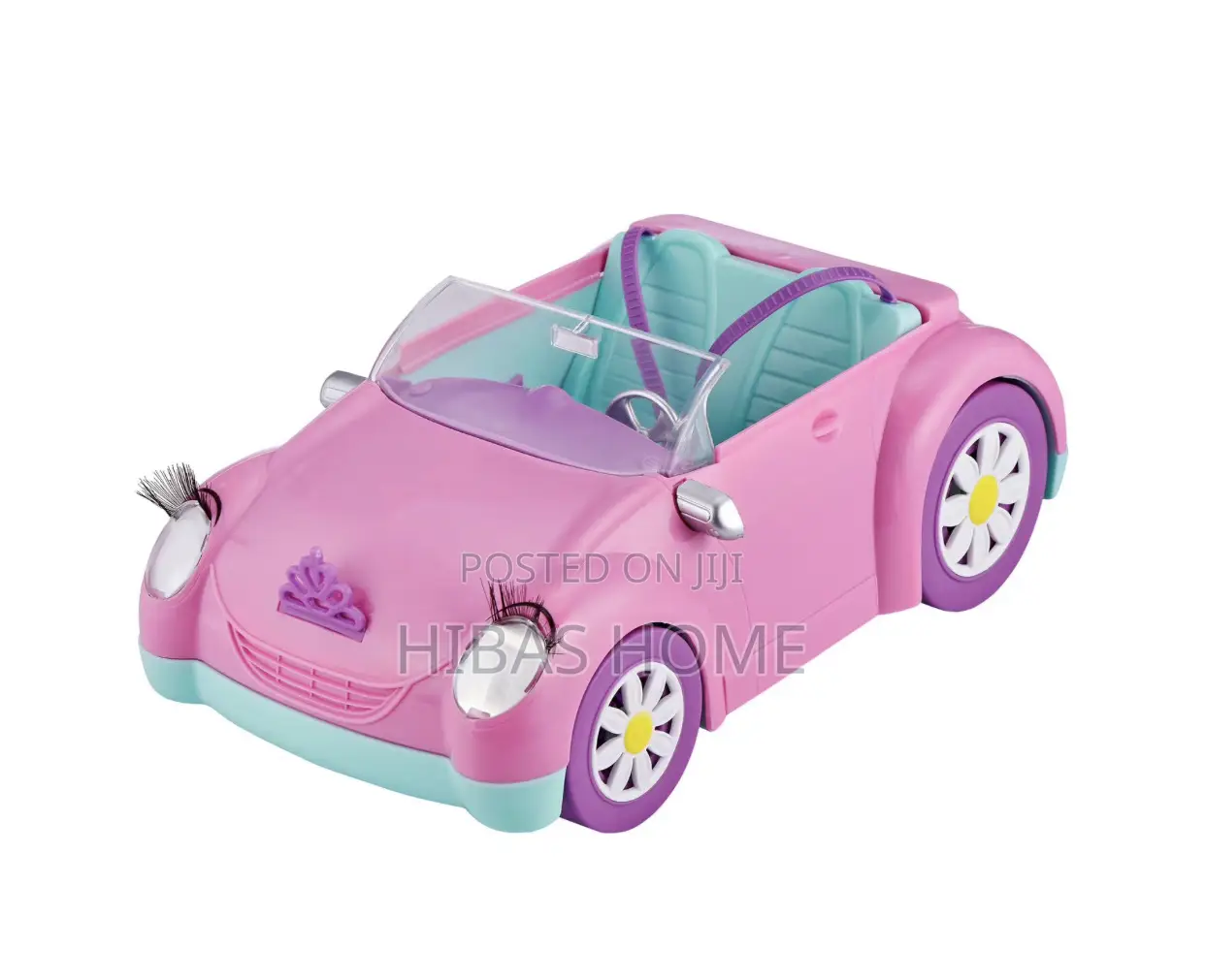 Zuru Sparkle Girlz Pink Convertible With Doll Playset
