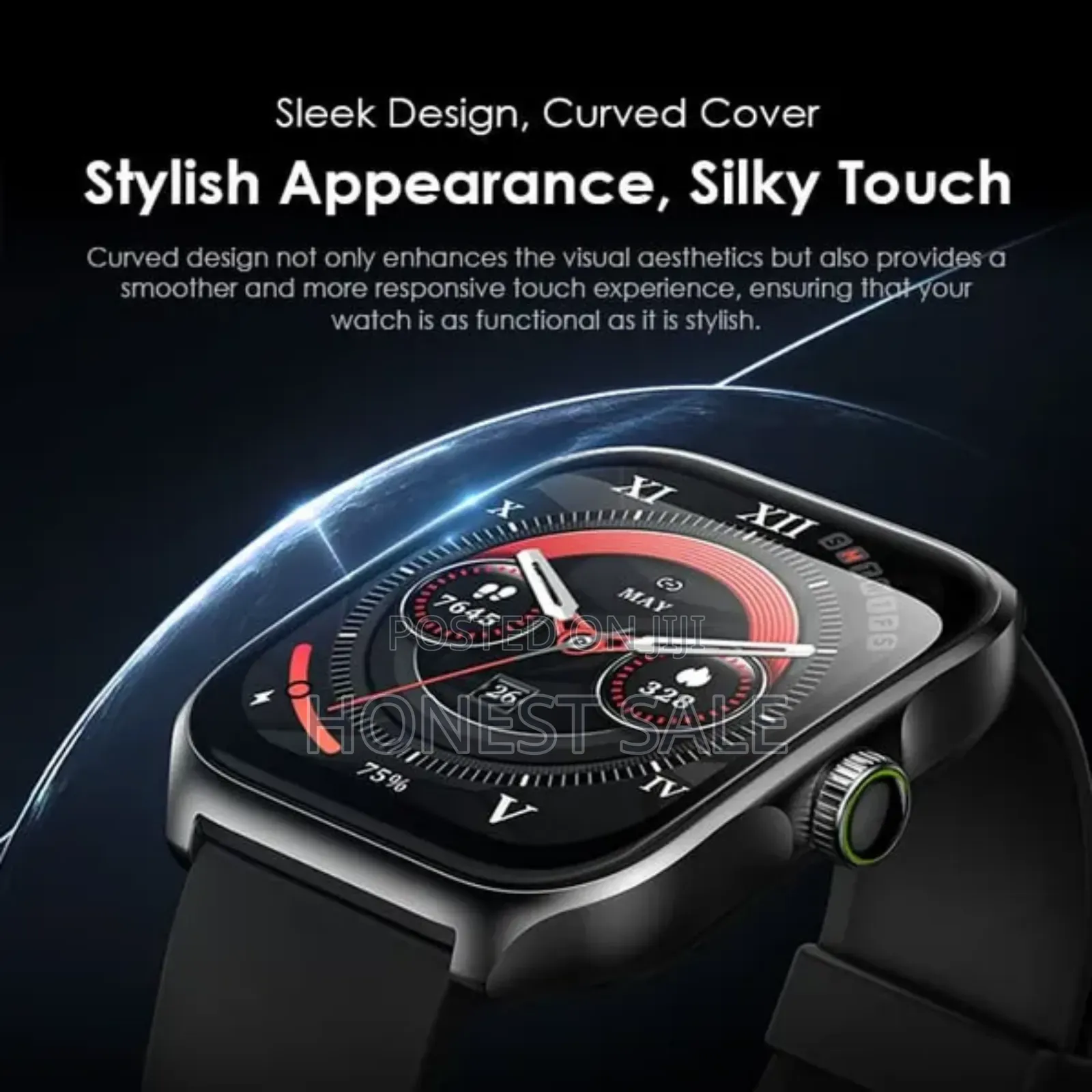 Watch Nova Am Amoled Screen Curved Cover Smart Watch
