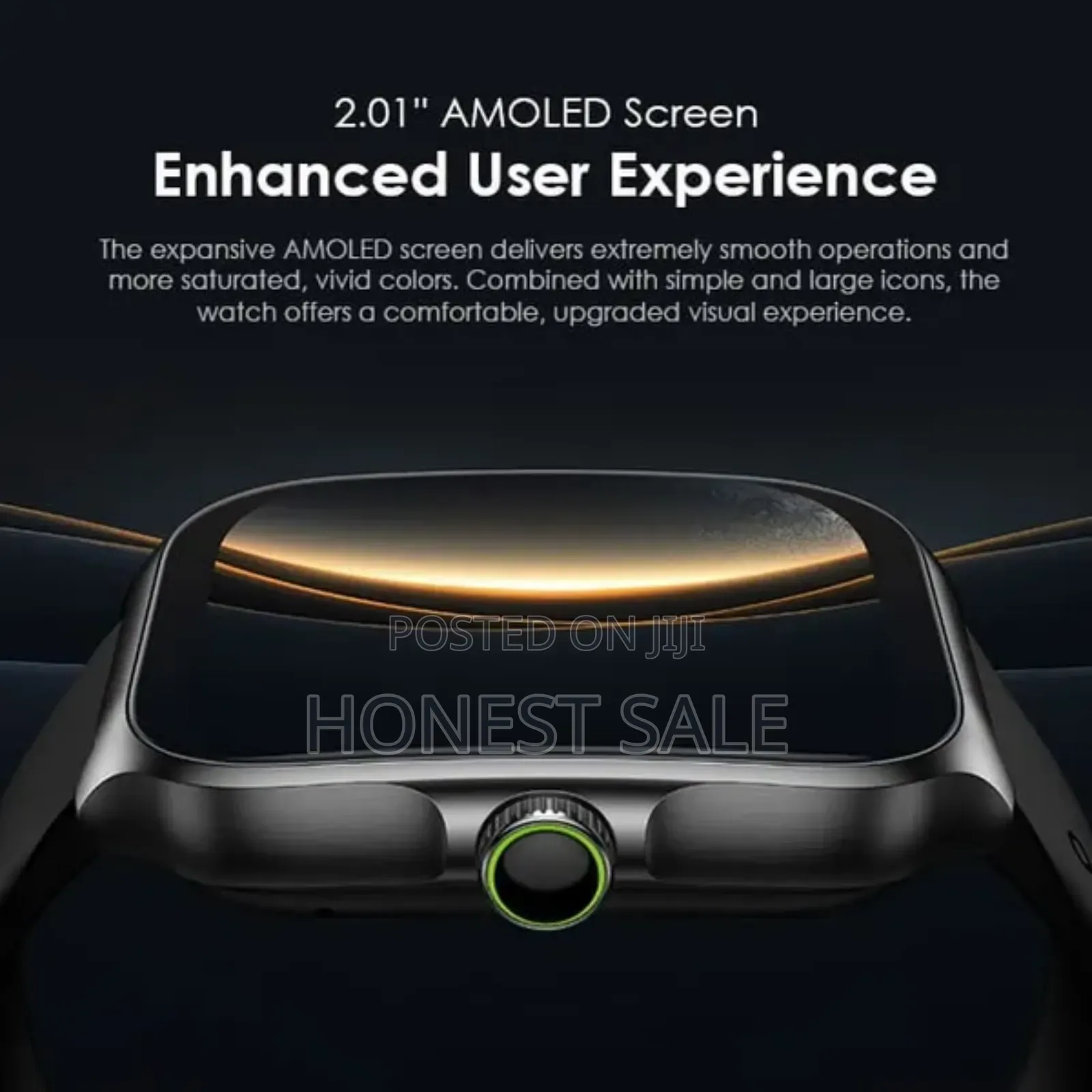 Watch Nova Am Amoled Screen Curved Cover Smart Watch
