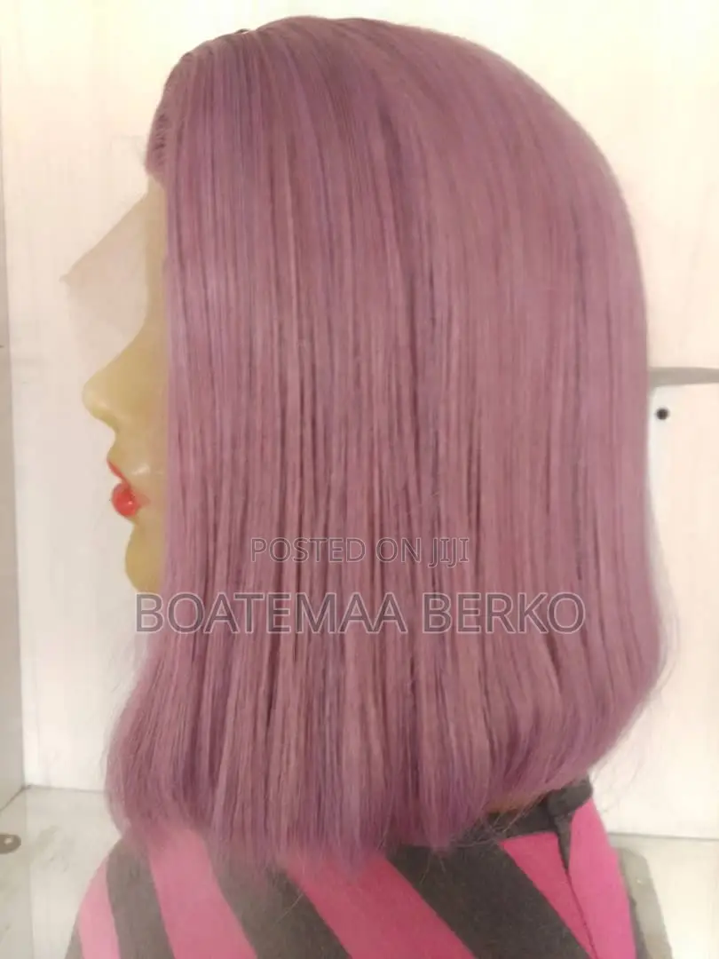 Purple Coloured Full Frontal Lace Wig