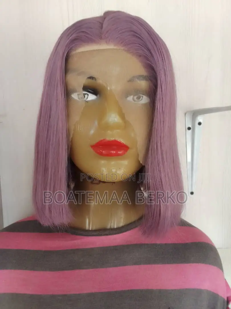 Purple Coloured Full Frontal Lace Wig
