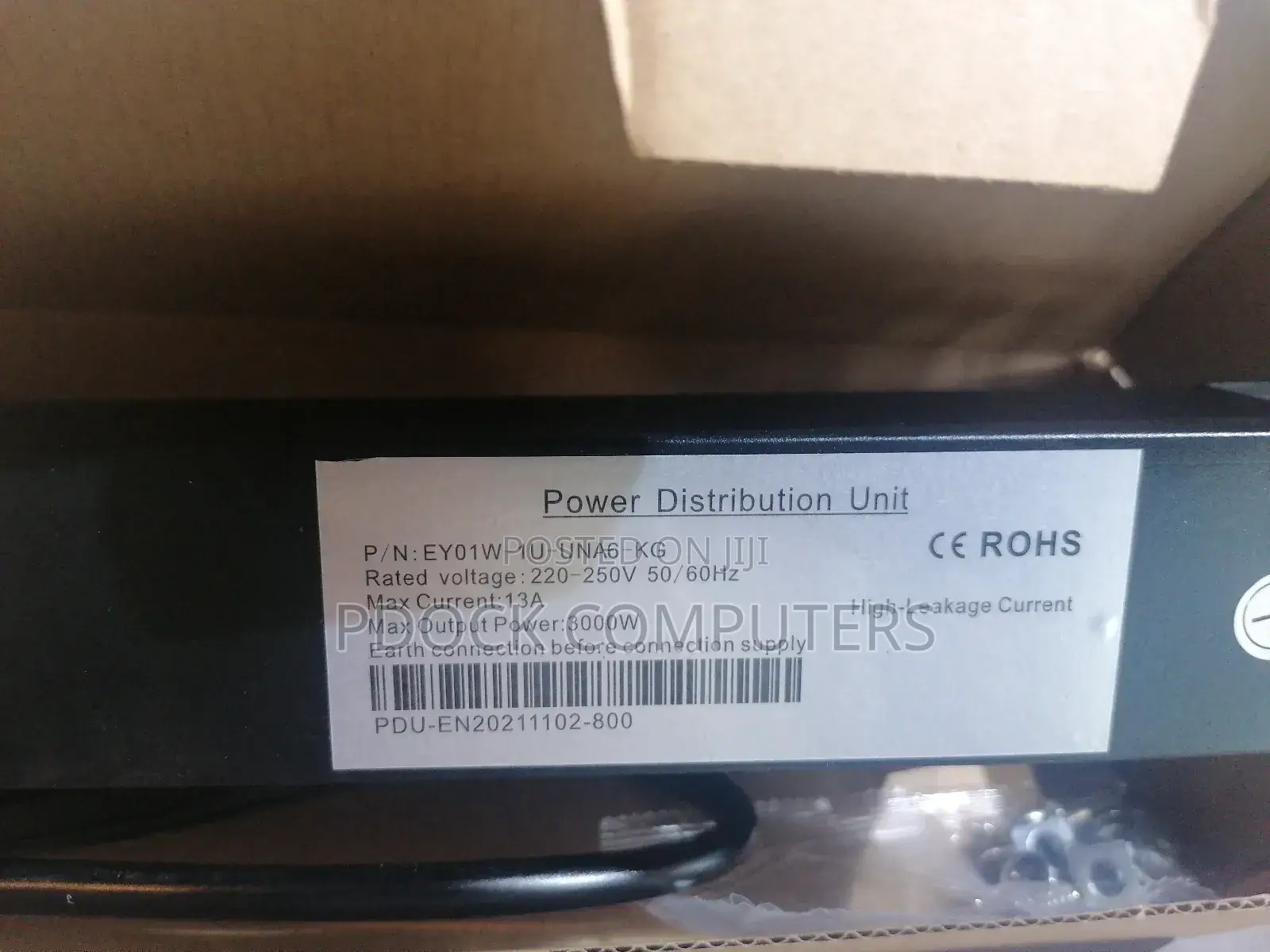 Pdu 6-way Aluminum With Surge Protector