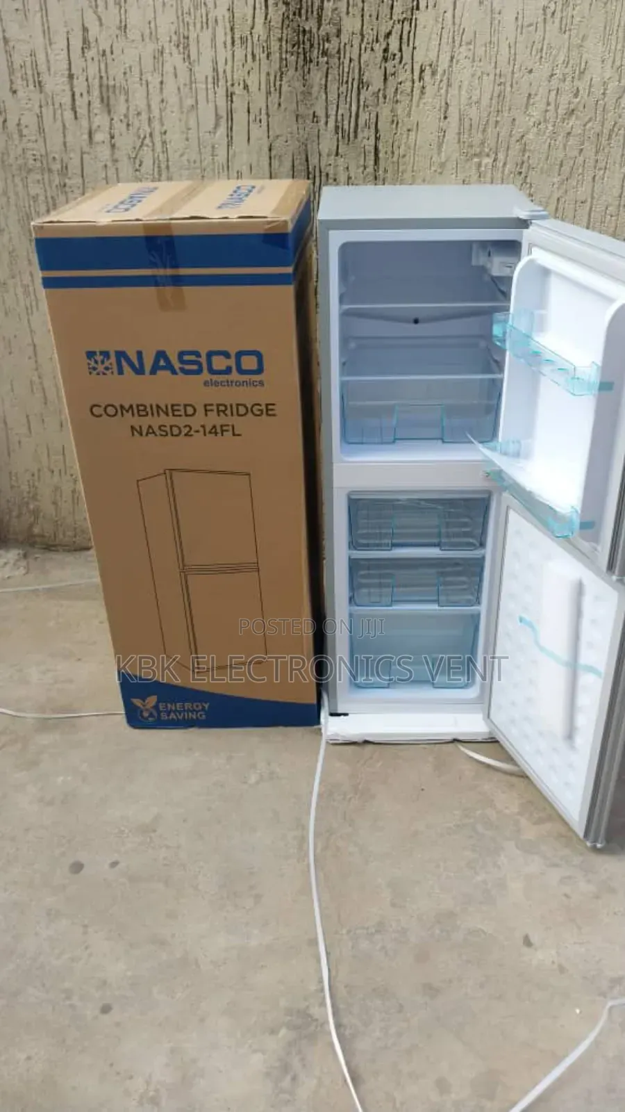 Nasco Nasd214f(116ltr) Double Door Refrigerator