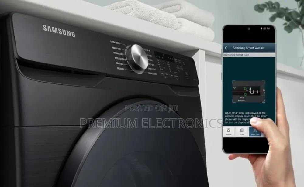 Samsung Large Washing Machine 18kg Wf18t8000gv Smart Wi-Fi
