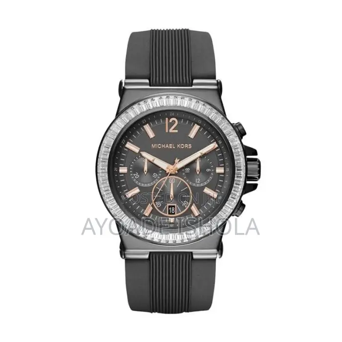 Preowned Michael Kors Grey/Rubber Ø43 Mm MK8426