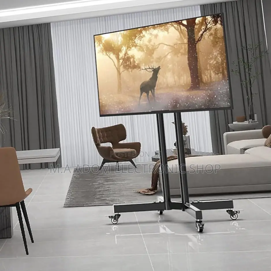 Buy Original Mobile Tv Trolley for Tv Between 32”-70”.