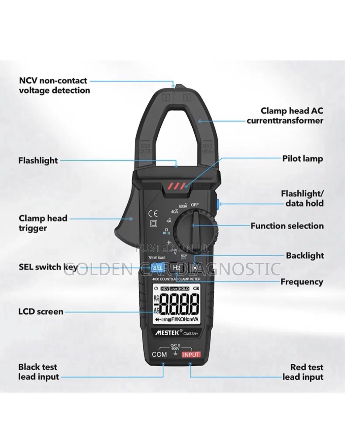 Mestek Digital Clamp Multimeter