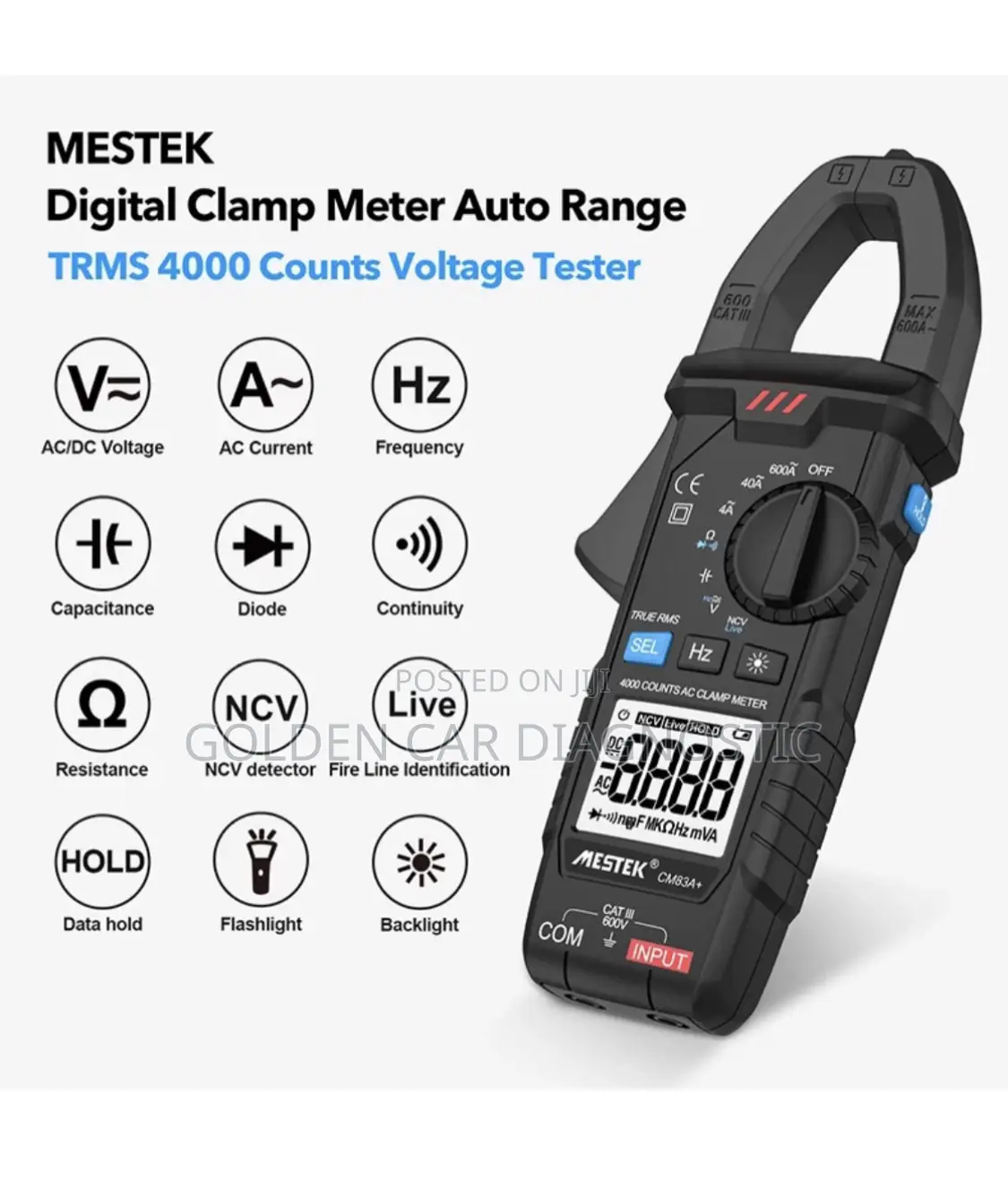 Mestek Digital Clamp Multimeter
