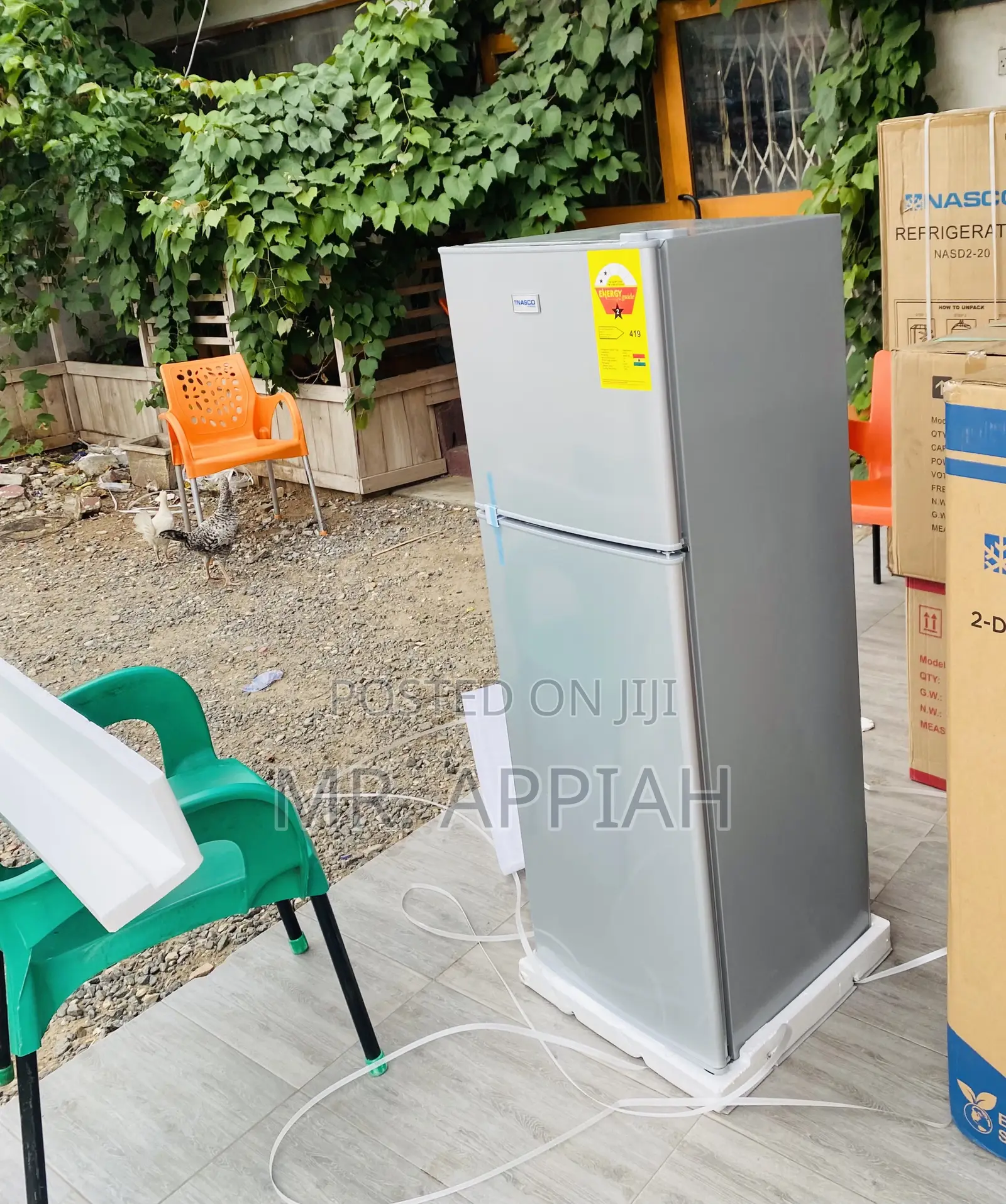 Manual Defrost Nasco Nasf2-18fl 158L 2 Door Electric Fridge