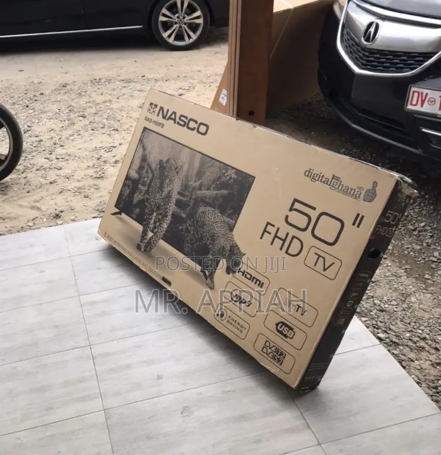 Long Lasting Nasco 50” Full HD Electric Tv(Black)