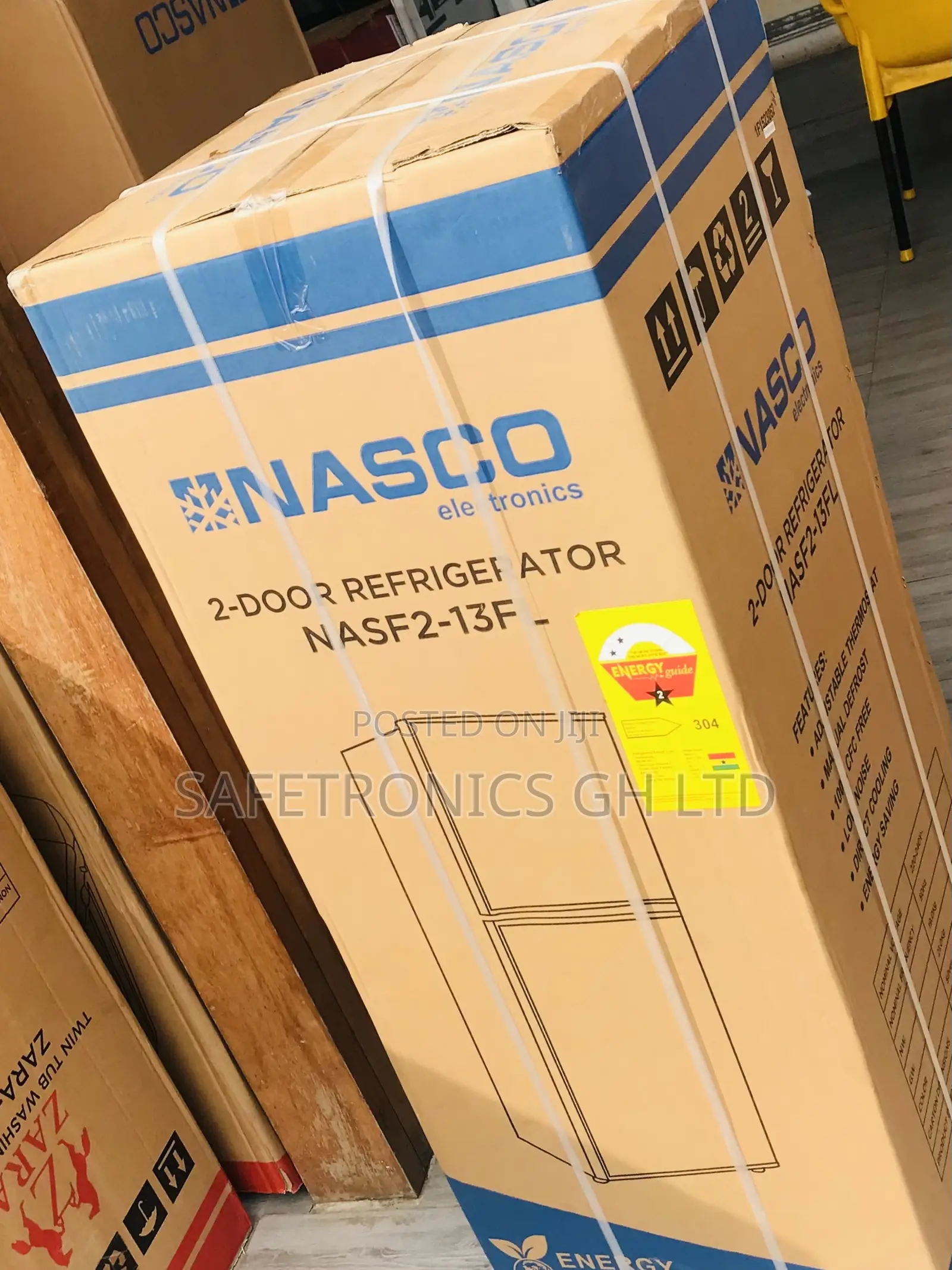 Nasf2-18fl (Topfreezer) 2 Doors Gray Nasco Fridge