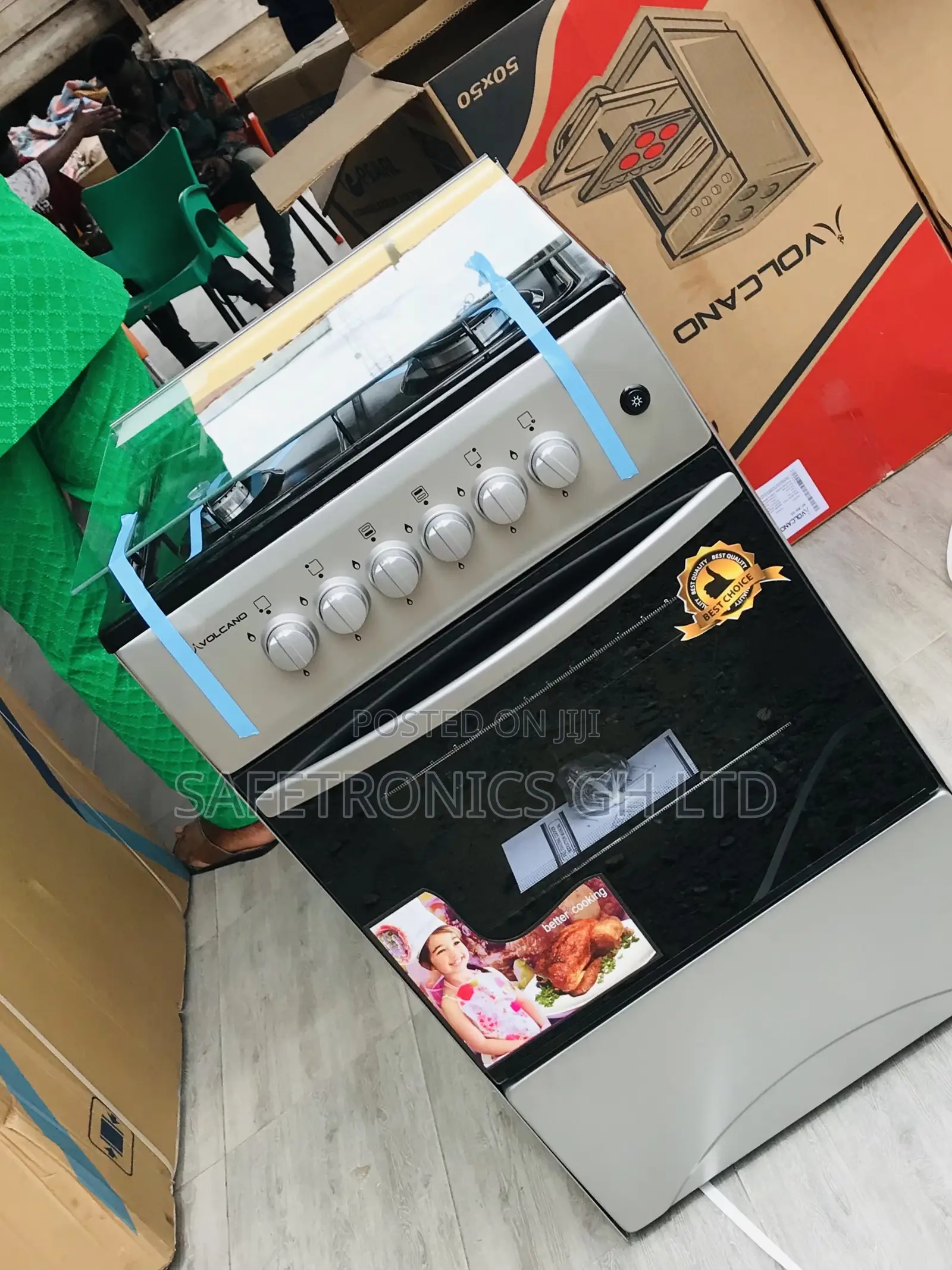 Most Authentic Volcano 4 Gas 50by50 Oven: Grill