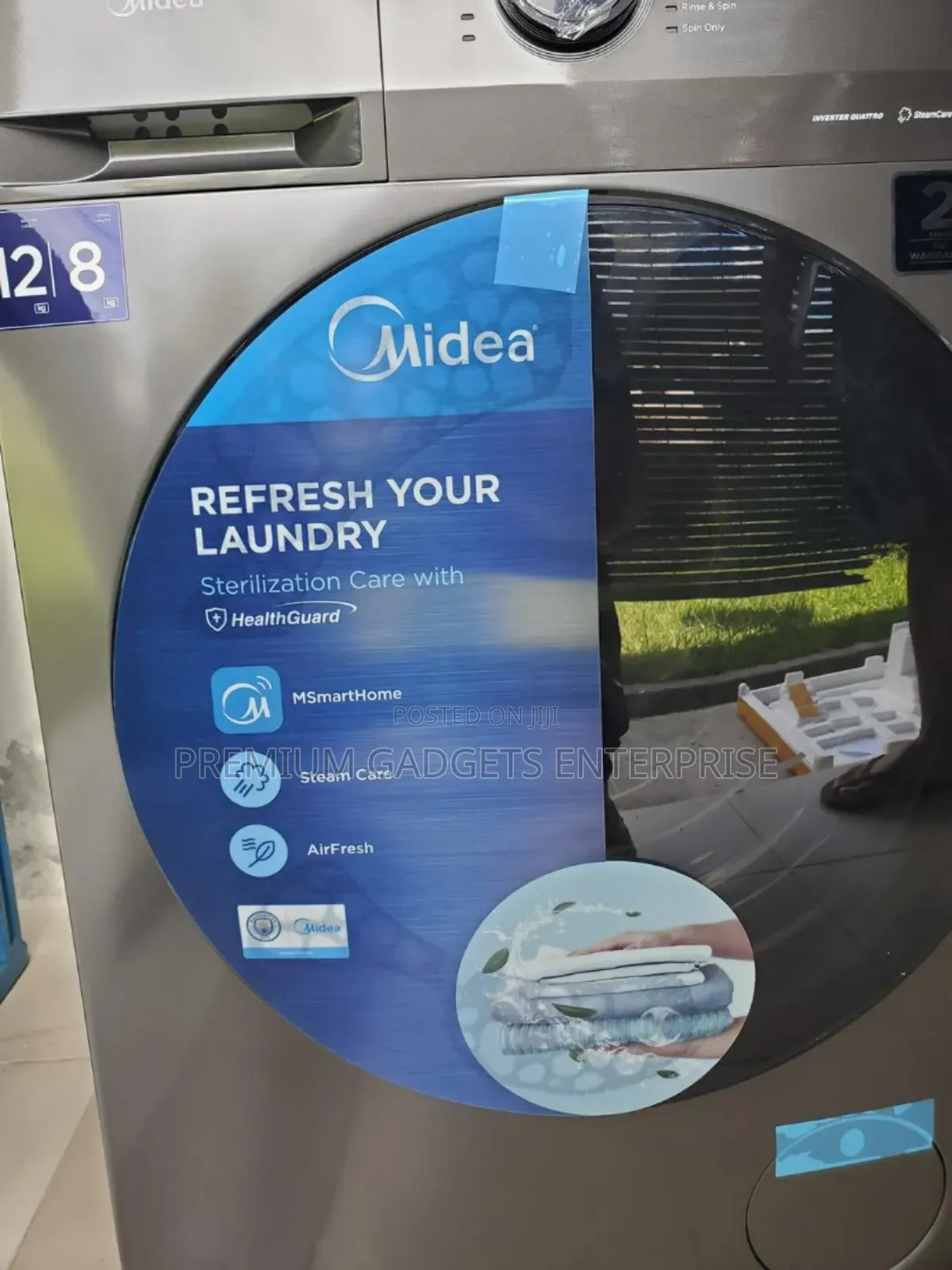 Midea Smart WI-FI 12kg /8kg Wash Dry Combo MF200D120WB/T