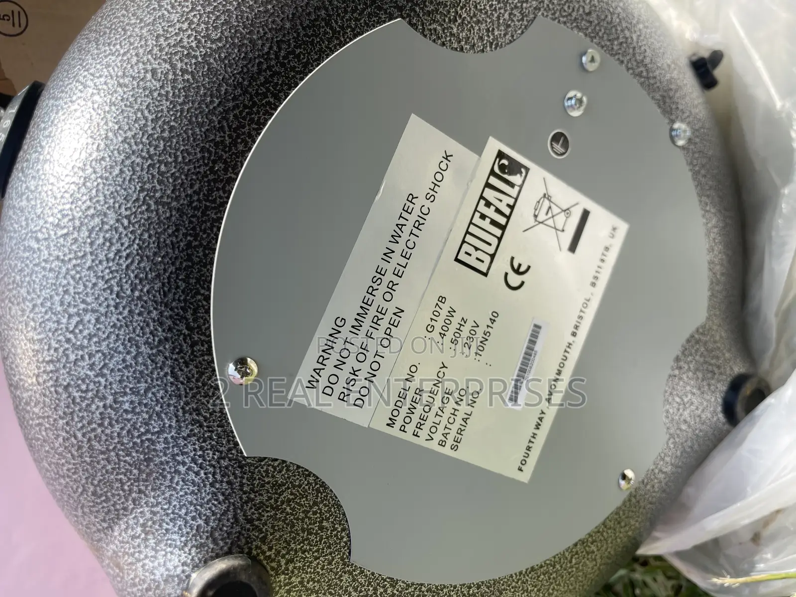 Original Electric Buffalo Soup Kettle From UK 10L Commercial