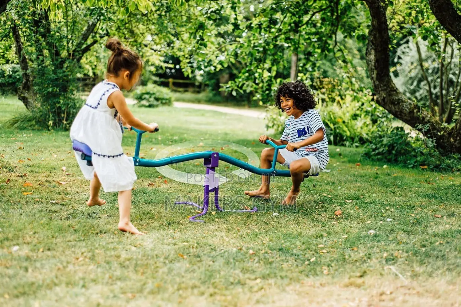 See Saw Purple and Teal(Rotating)
