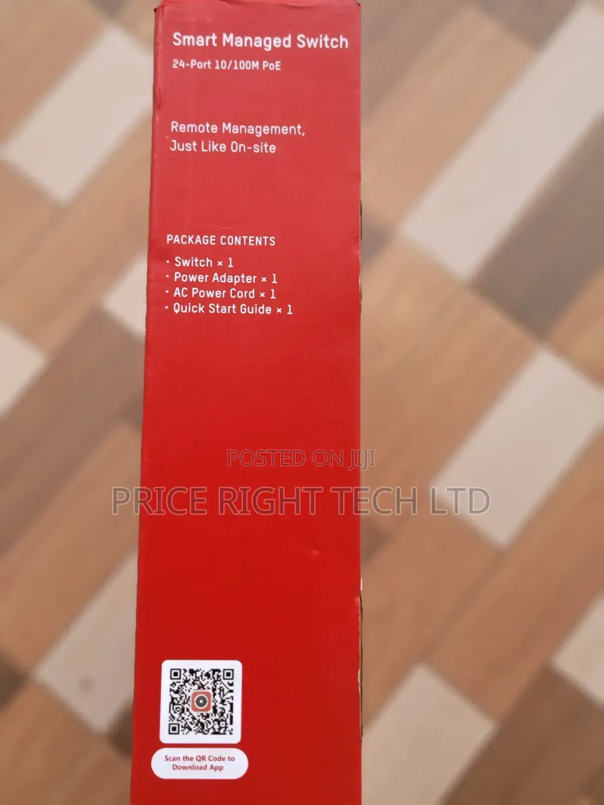 Hikvision 24 Port Managed Fast Ethernet POE Switch +1SFP