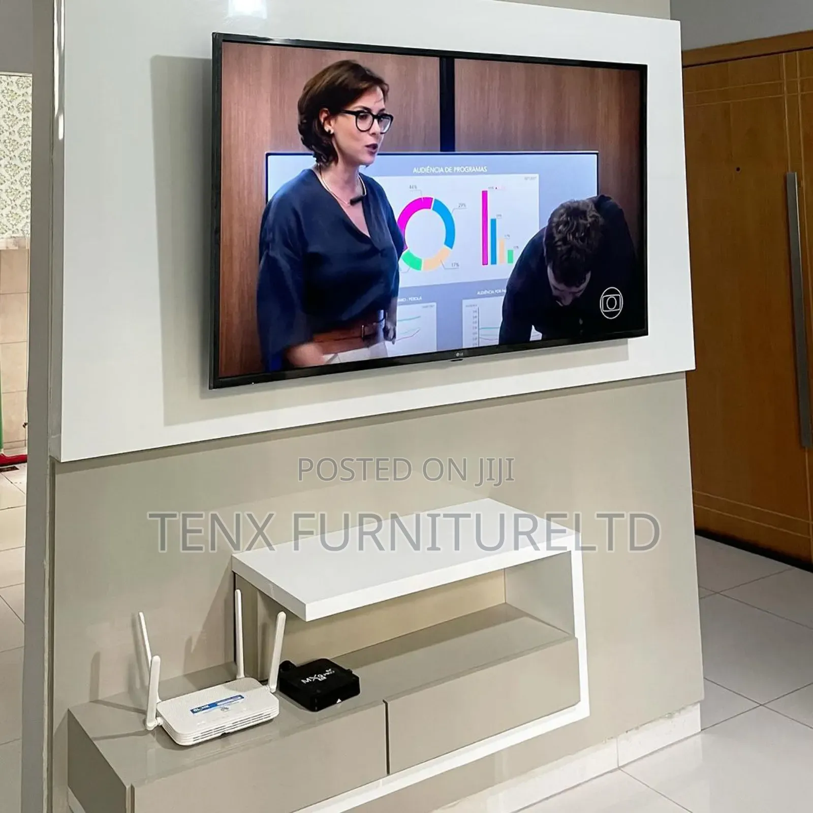Tv Stand Suspended Console(32" -75")