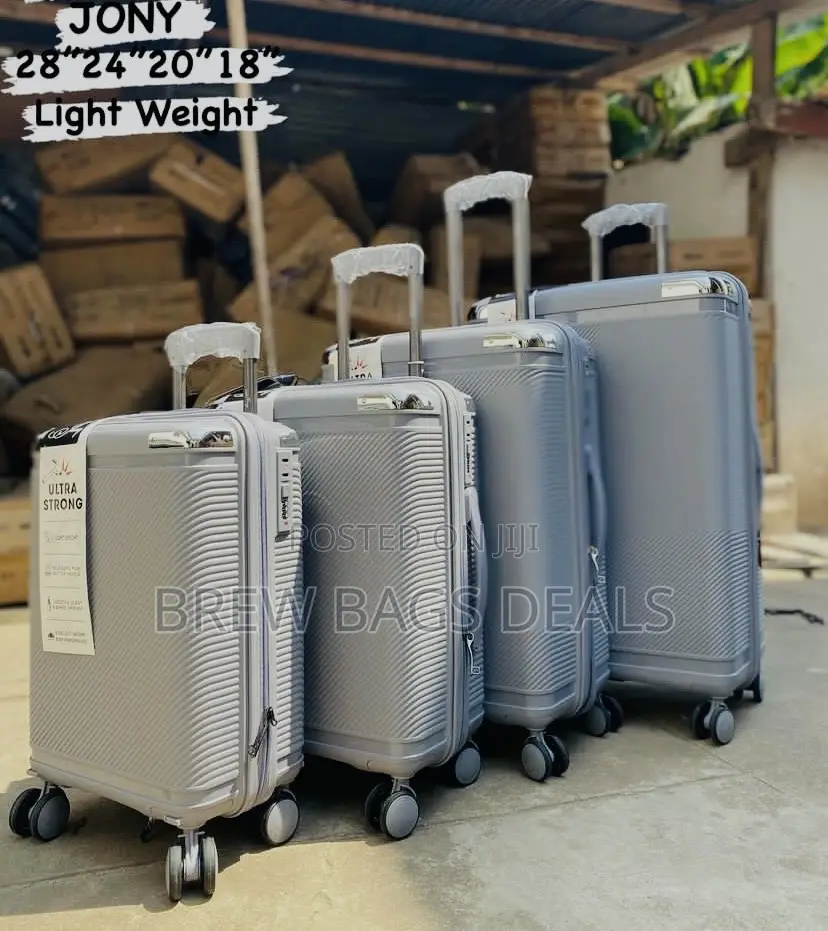 Original Ultra Strong 4set Silver Unbreakable Traveling Bag