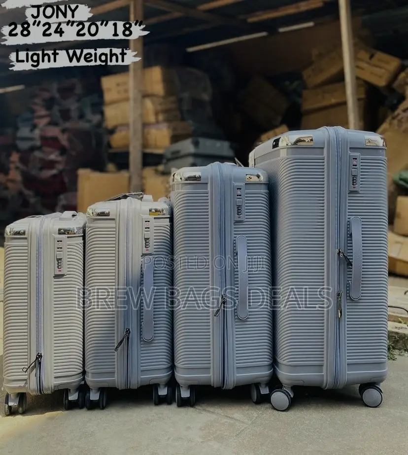 Original Ultra Strong 4set Silver Unbreakable Traveling Bag
