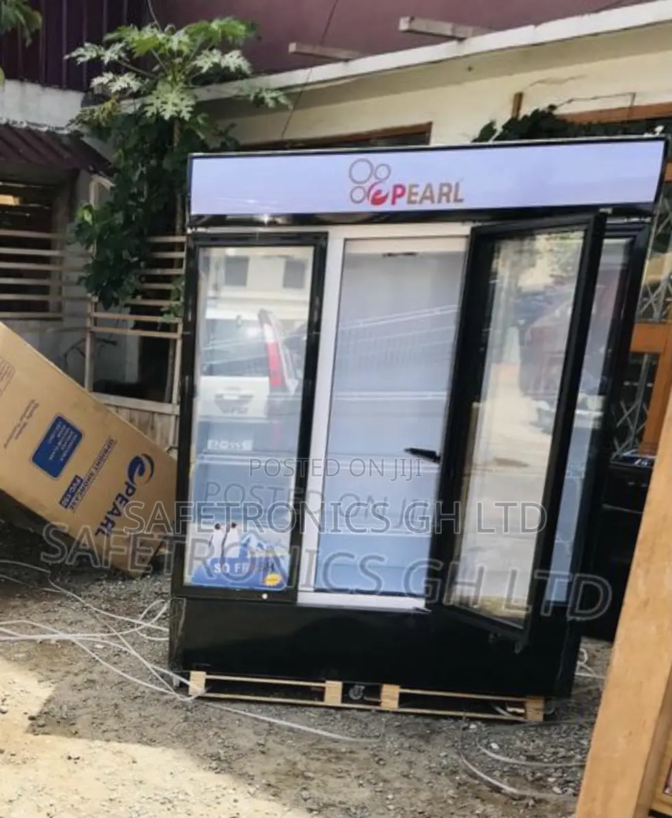 Most Unique PVC-150 Display Pearl Glass 3 Doors Fridge