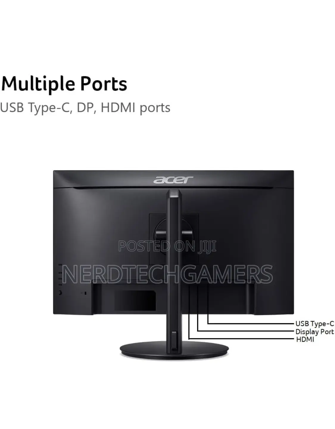 Acer 27 Inch IPS Monitor for Home, Office Creators |