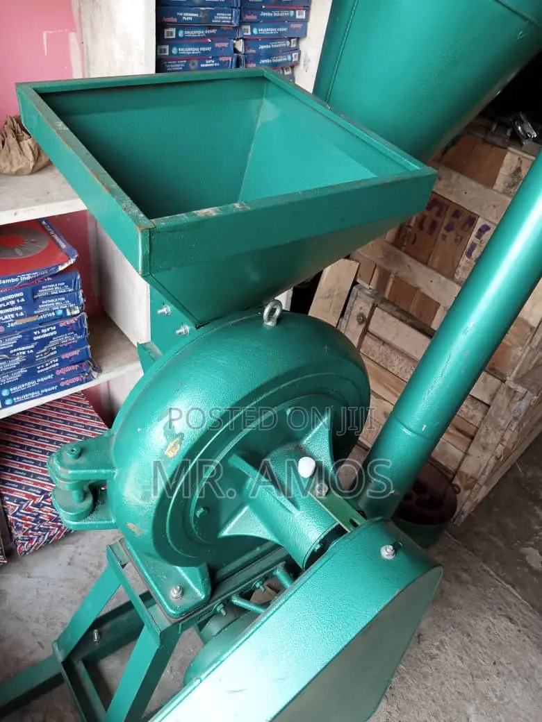 Commercial Grains Hammer Mill With 15hp Motor Set