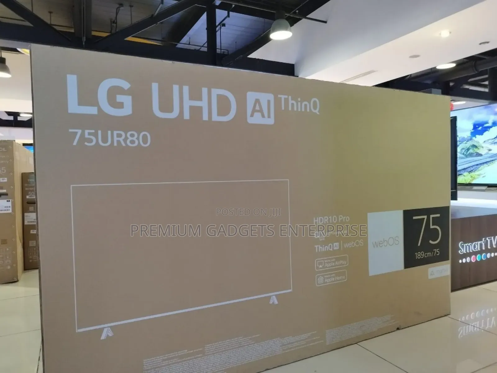 Lg 75-Inch Ua85 Uhd Smart HDR Webos Thinq Magic Remote