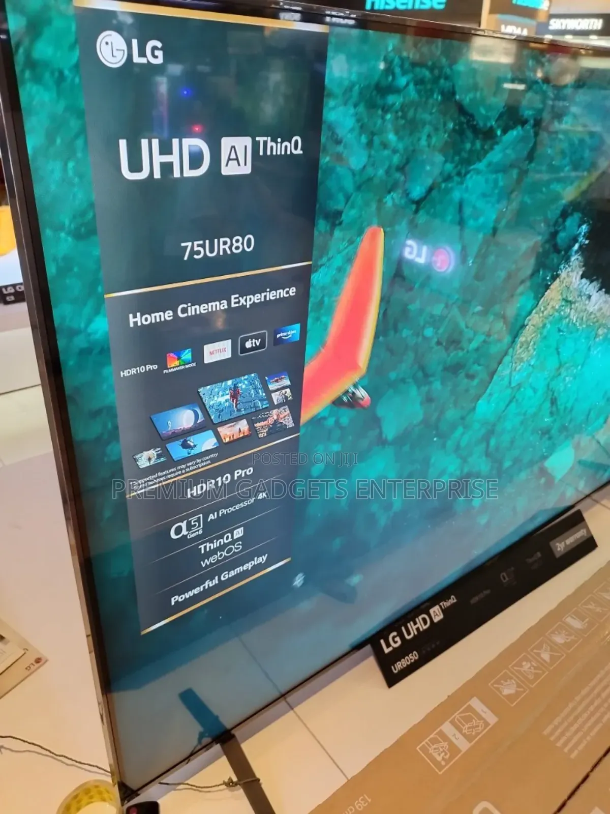 Lg Webos Lg Smart Ai Thinq Uhd , 75" Apple Airplay, Tv 2025 Model Ua75