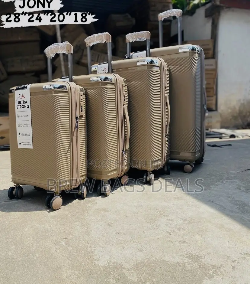 Original Ultra Strong 4set Gold Unbreakable Traveling Bag
