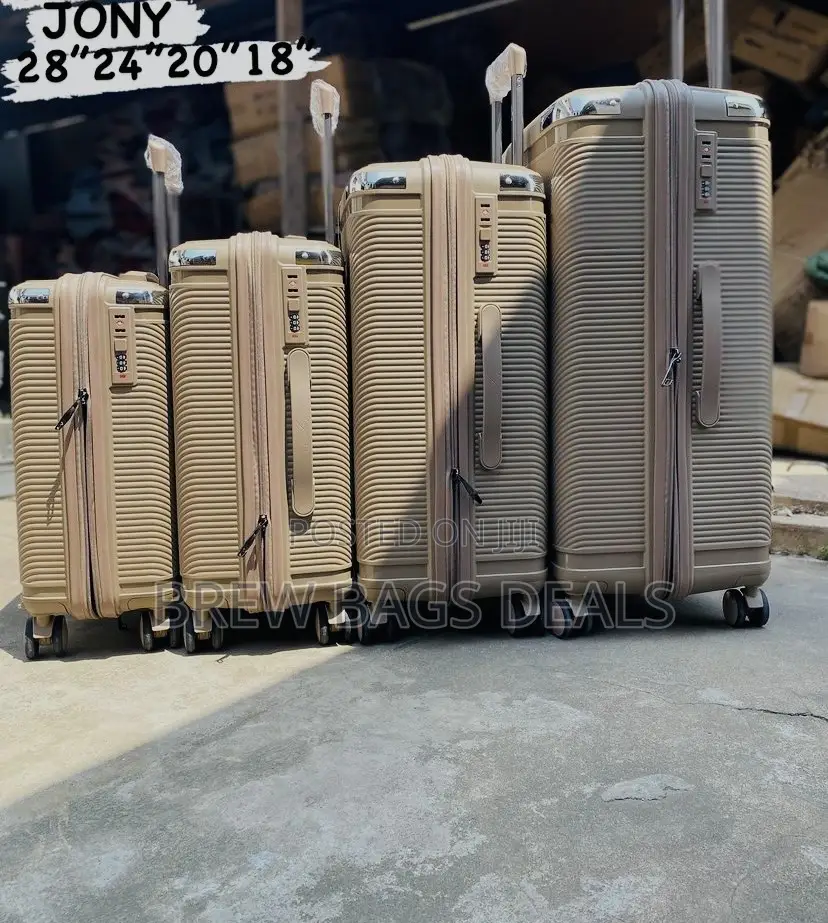 Original Ultra Strong 4set Gold Unbreakable Traveling Bag
