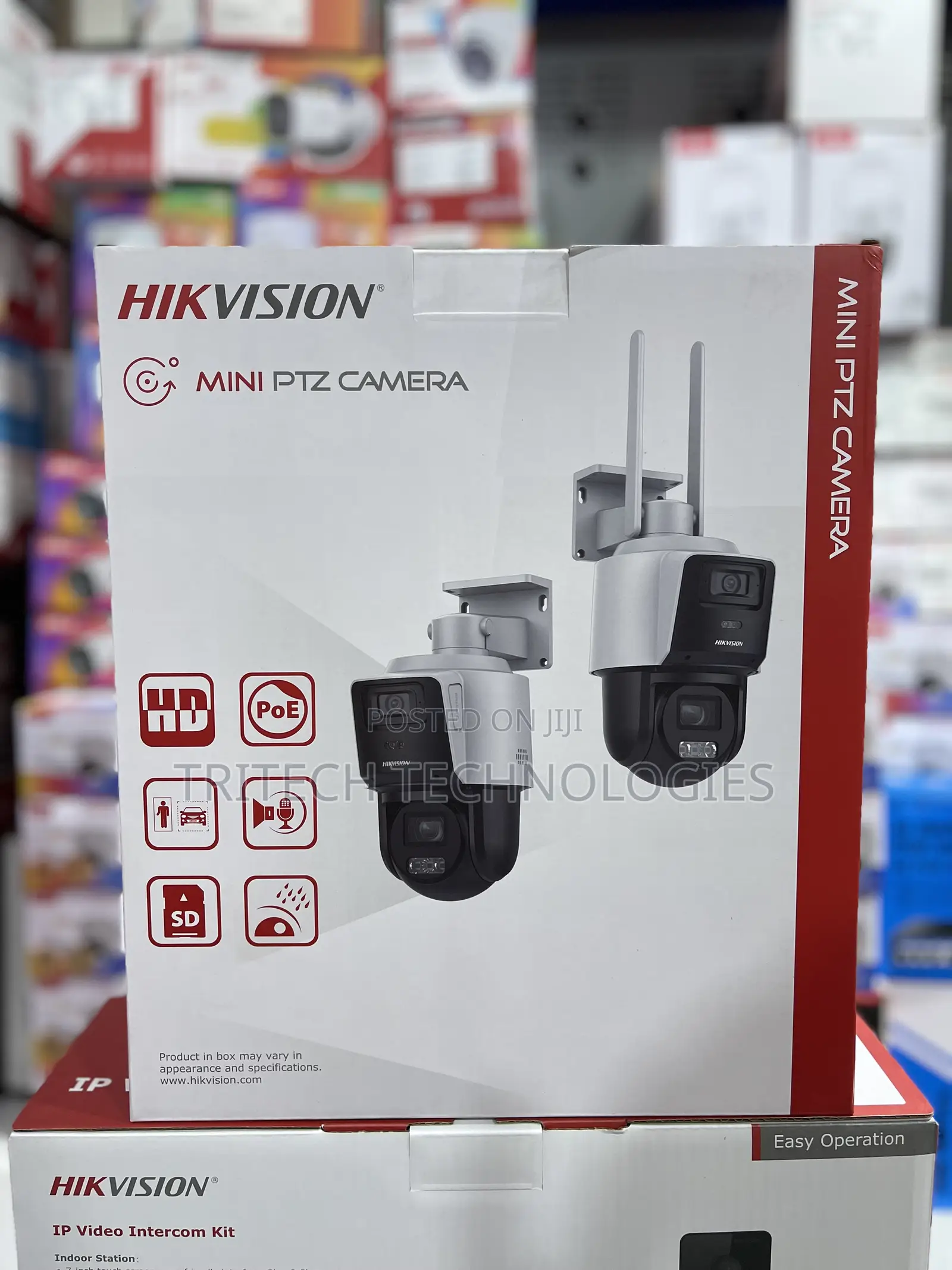 Hikvision Ip PTZ Tandemvu 4mp+4mp 4x Poe PTZ Network Camera