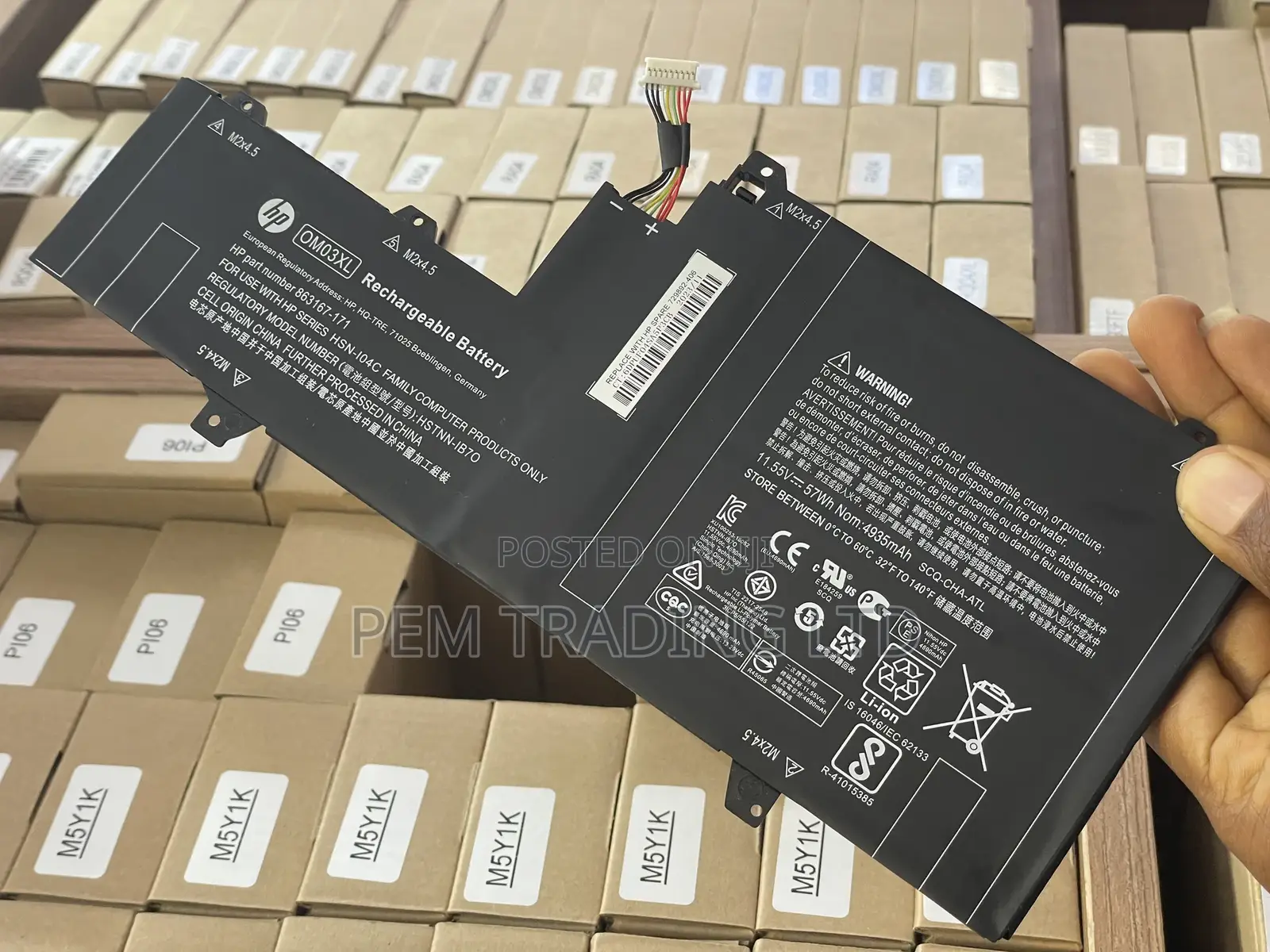 Om03xl Battery Compatible With Hp Elitebook X360 1030 G2