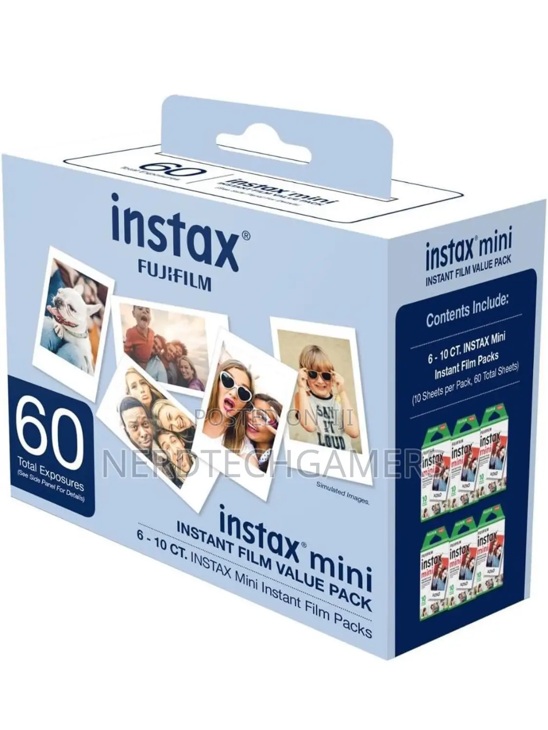 FUJIFILM Instax Mini Instant Film Value Pack - 60 Photos