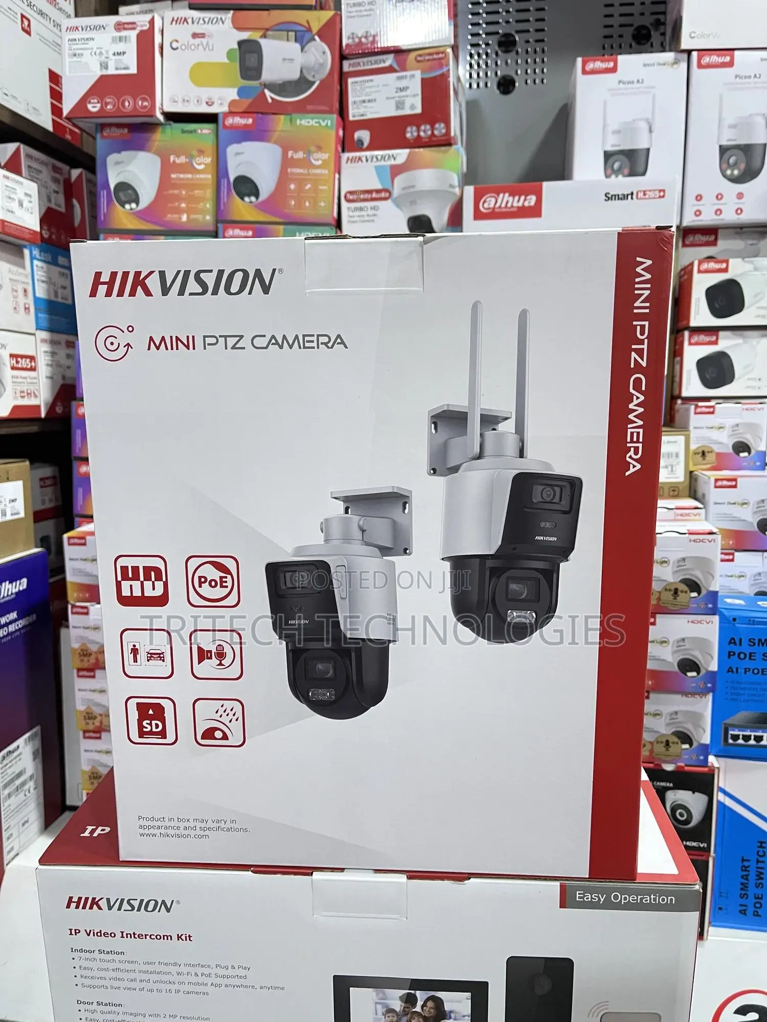 Hikvision Ip PTZ Tandemvu 4mp+4mp 4x Poe PTZ Network Camera