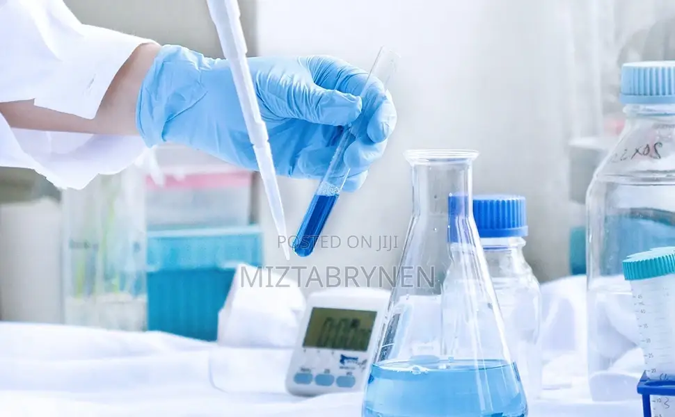 100 Blue Nitrile Gloves for Medical Use