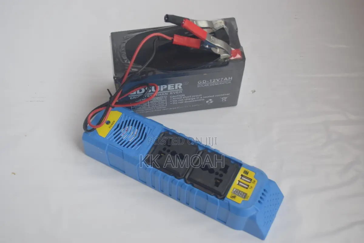 150watts Inverter Connects to 12v Battery for Electricity