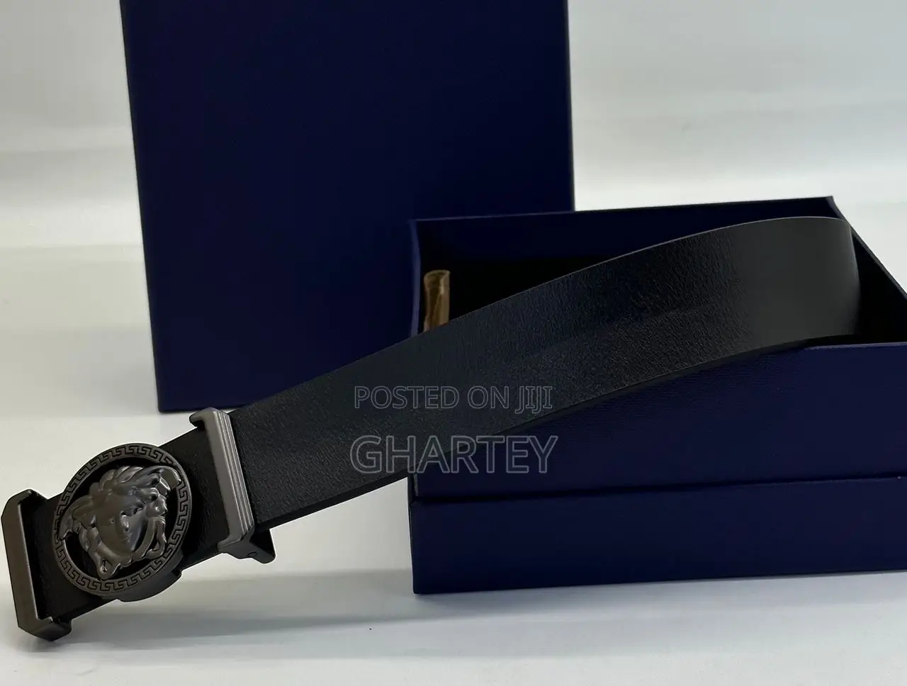 Men’S Belt, Fashion Leather Designed Hook Belt