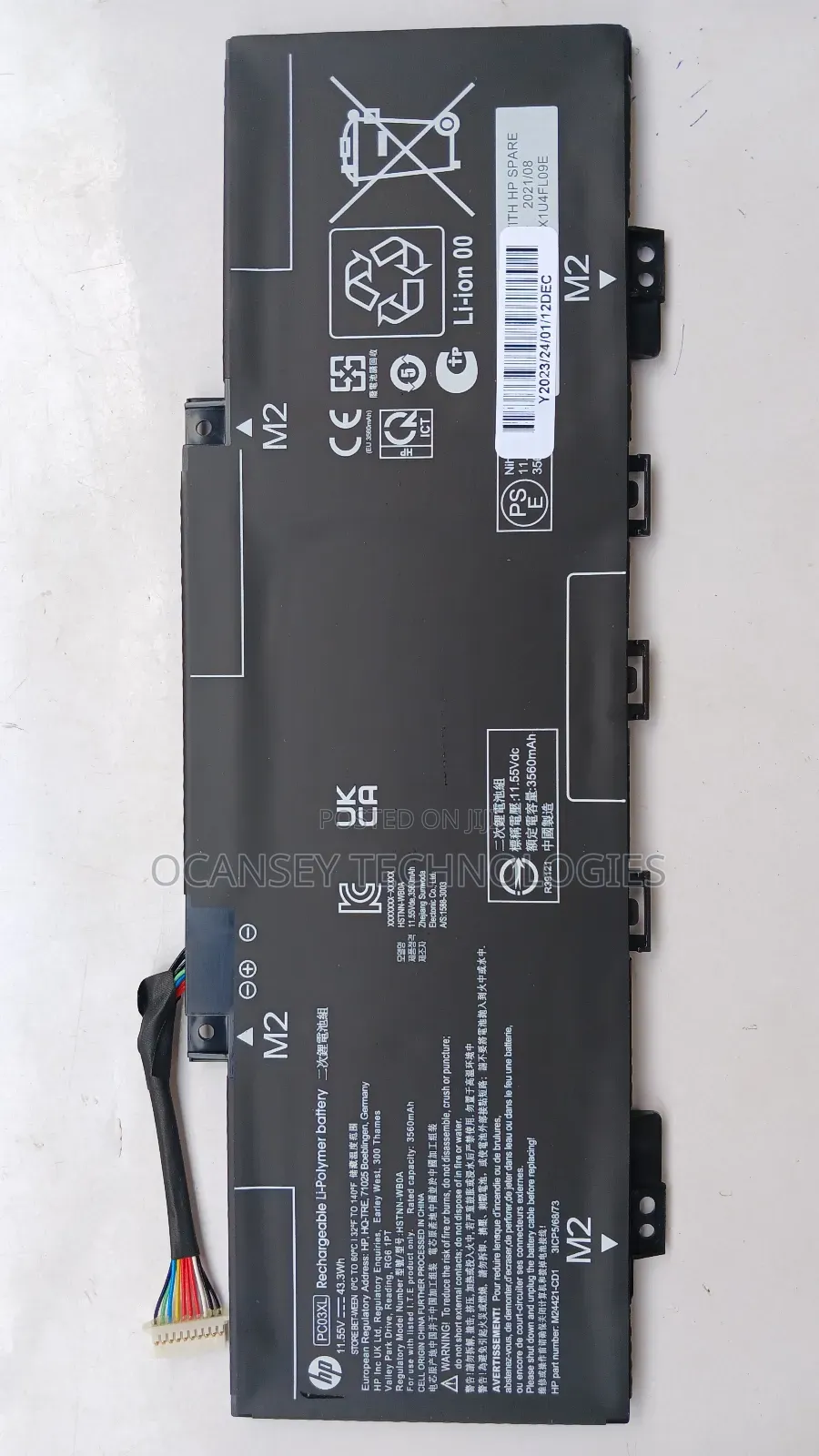 Original Hp Pc03xl Battery for Hp Pavilion X360 14 15 14-Dy 14-Ba 14