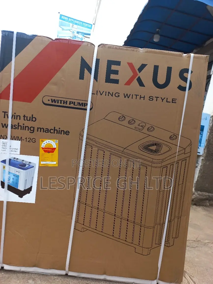 Active Wash!! Nexus 12kg Washing Machine