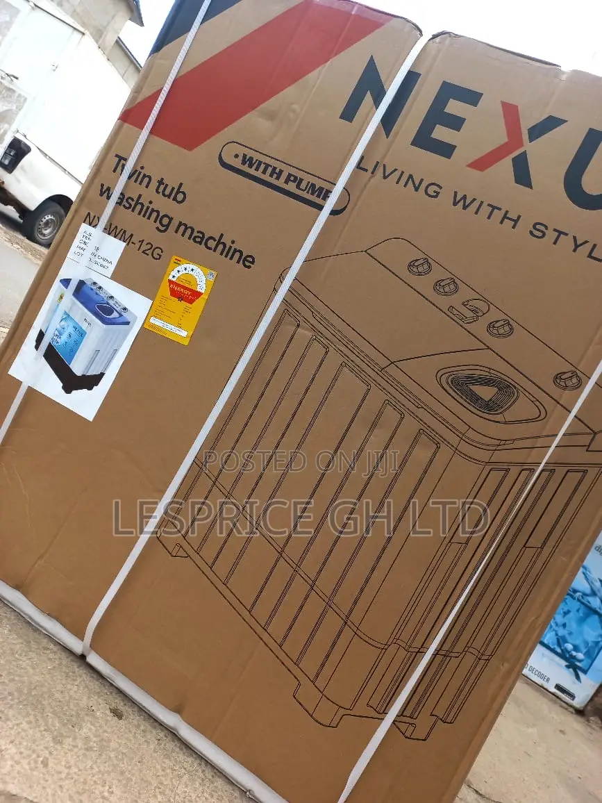 Nexus 12kg Semi Auto Washing Machine