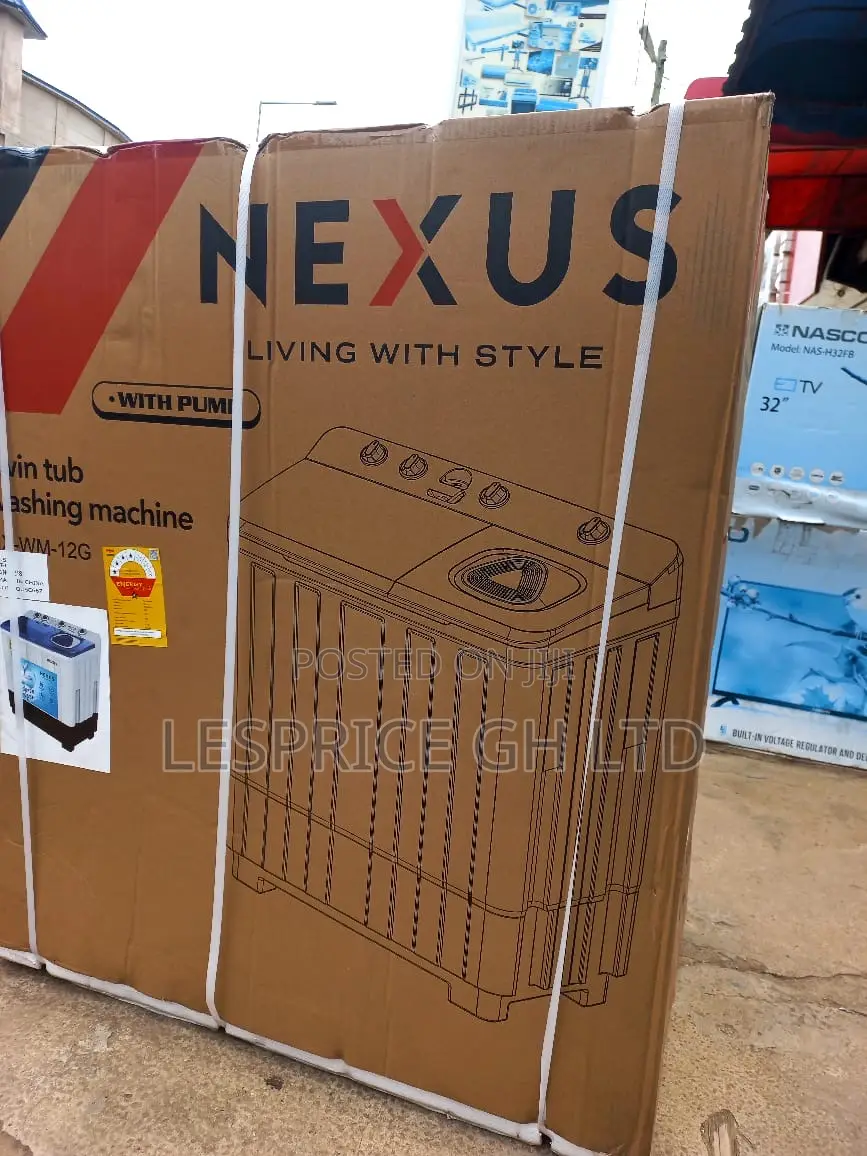 Excellent Wash! Nexus 12kg Washing Machine