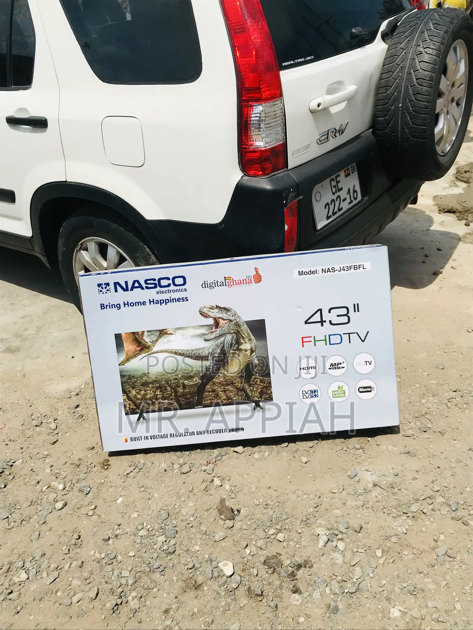 Quality Nasco 42” FHD Digital Satellite Smart Electric Tv