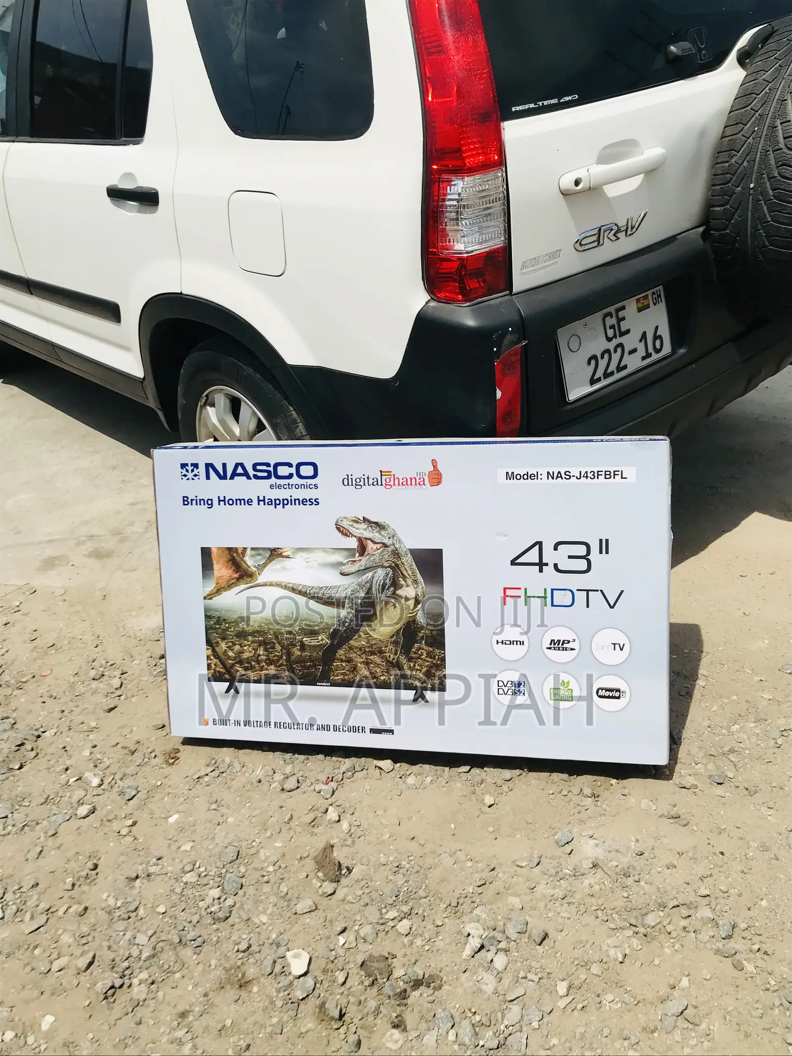 Quality Nasco 43 Inch Led Full HD Satellite Television.