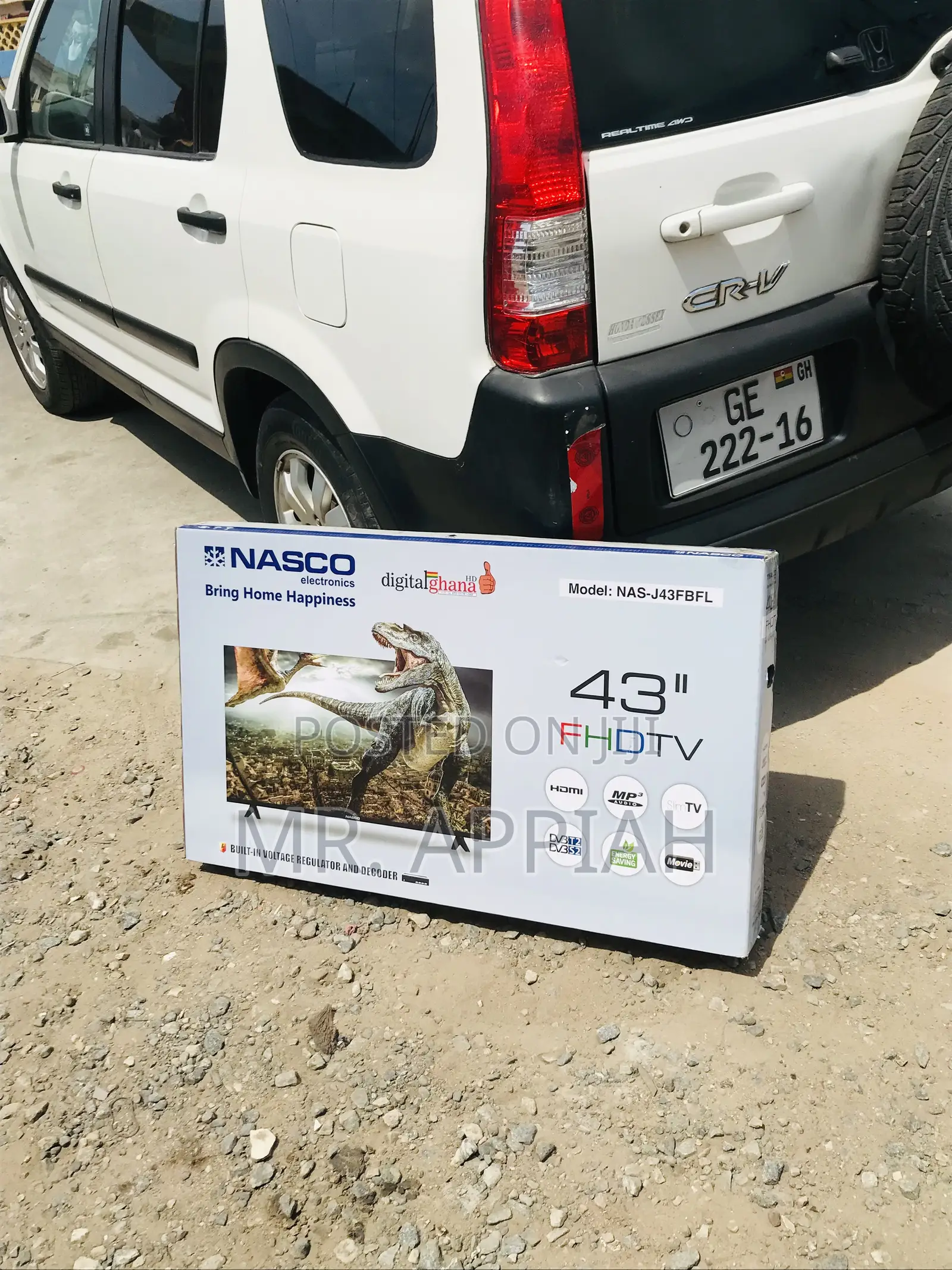 Quality Nasco 43 Inch Led Full HD Satellite Television.