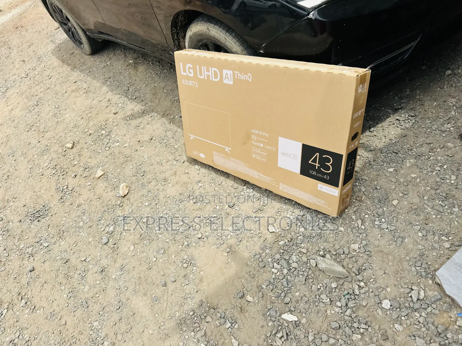 Lg UHD Smart Glossy 43”Ultra Slim UR73