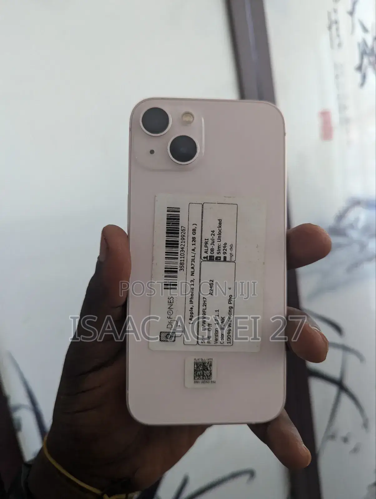 New Apple iPhone 13 128 GB Pink